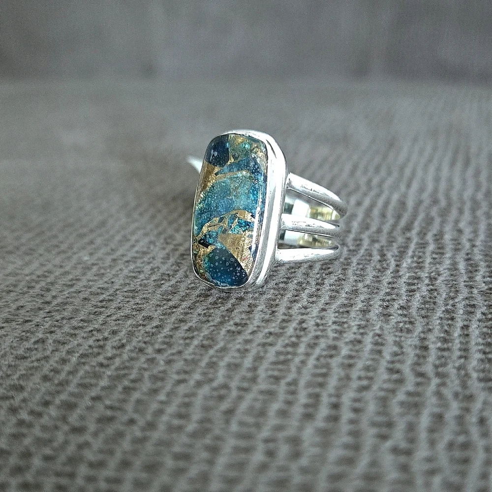 Shivam Apatite Quartz Statement Ring💍 - NWT - Picture 3 of 15